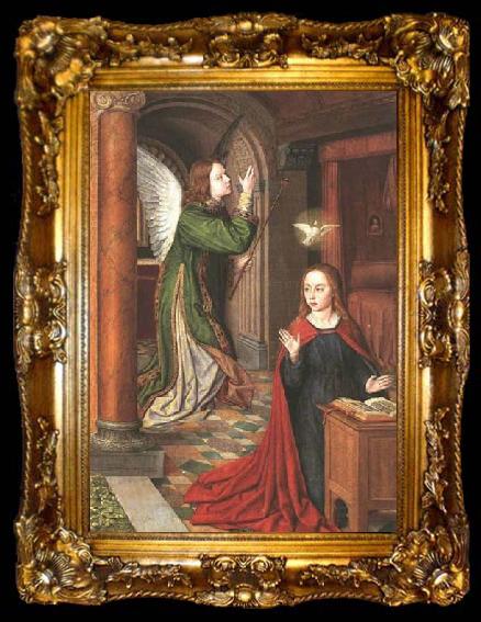 framed  Master of Moulins The Annunciation, ta009-2